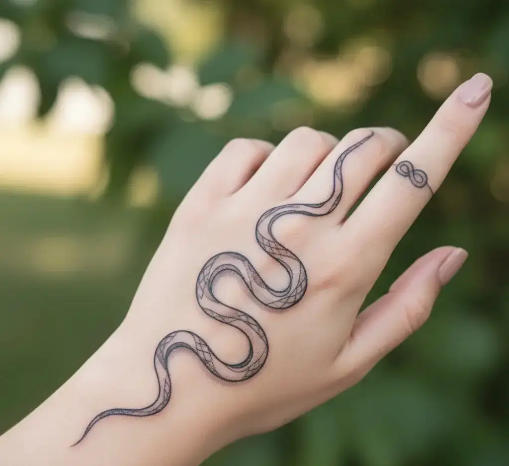 Delicate Snake Design