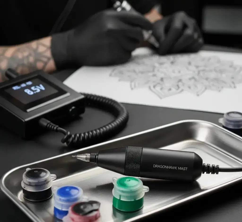 Dragonhawk Mast Pen Rotary Tattoo Machine