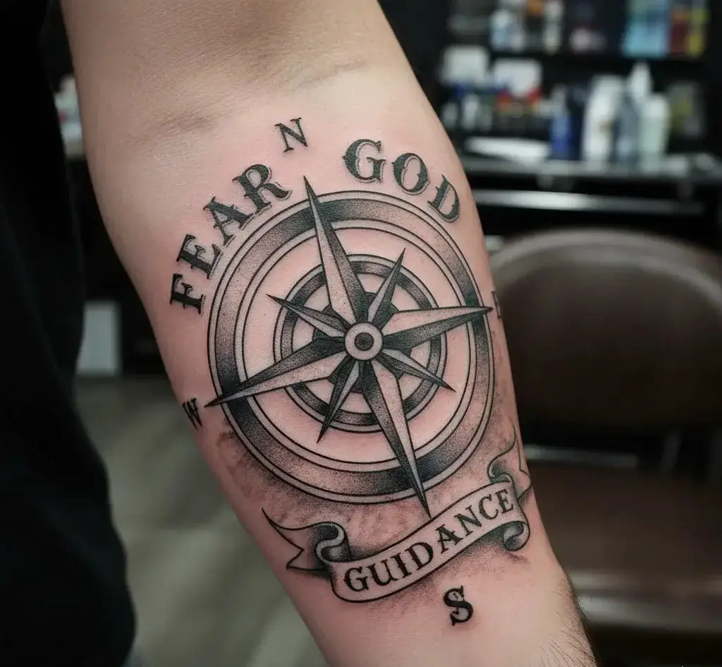 Fear God Tattoo For Men