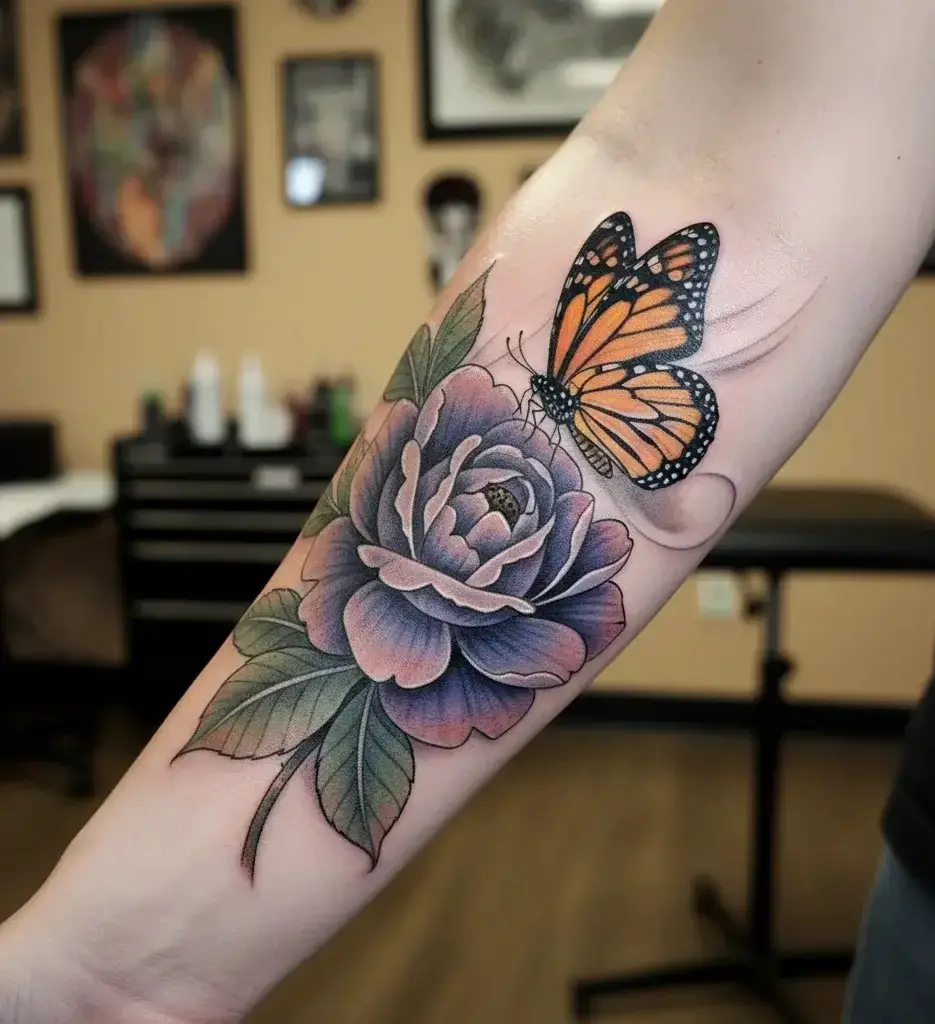 Flower and Butterfly Mix