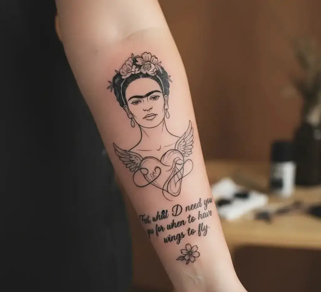 Frida Quote Tattoo