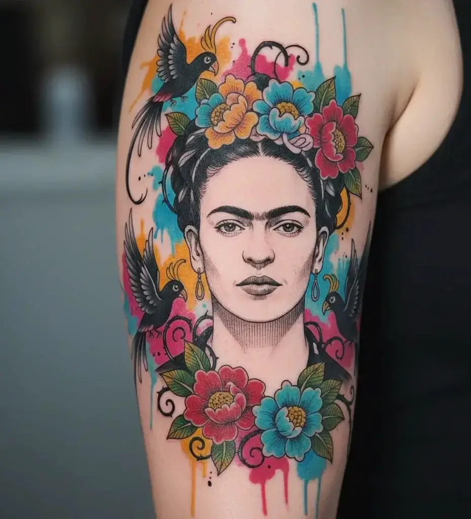Frida’s Self-Portrait Tattoo