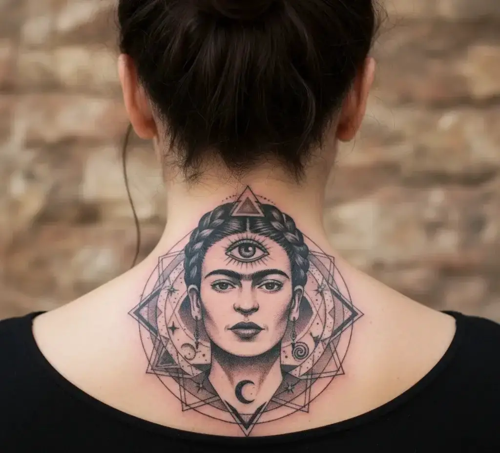 Frida’s Third Eye Tattoo