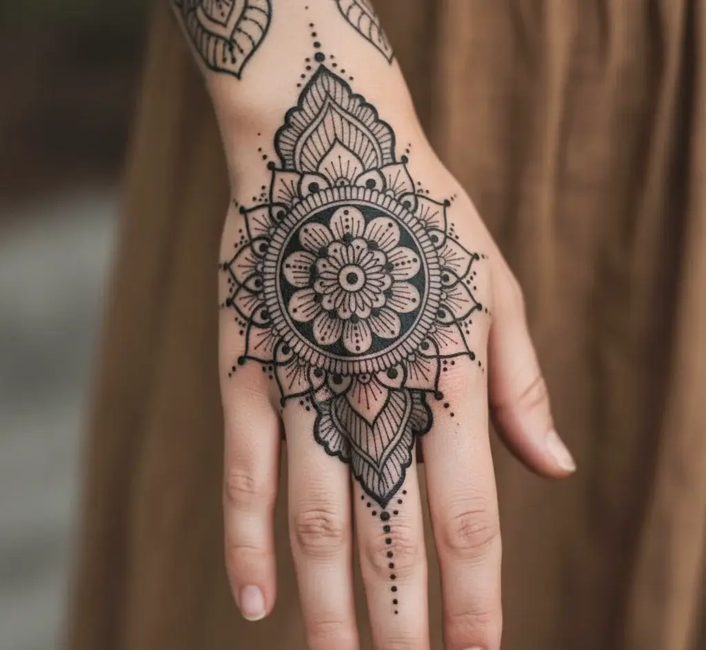 Henna-Inspired Mandala