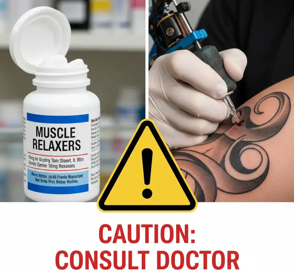 Should You Talk To A Doctor Before Taking Muscle Relaxers For Tattoos?