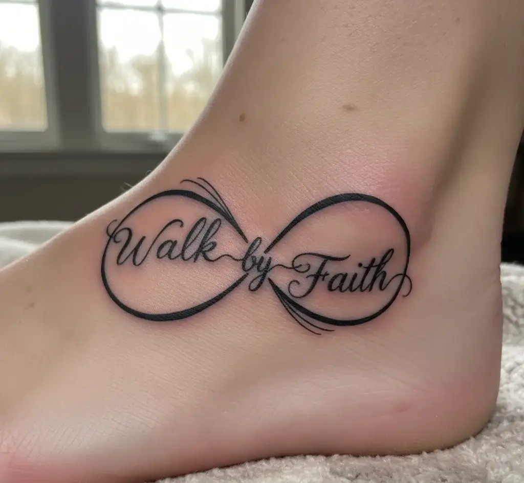 Infinity Symbol with Script