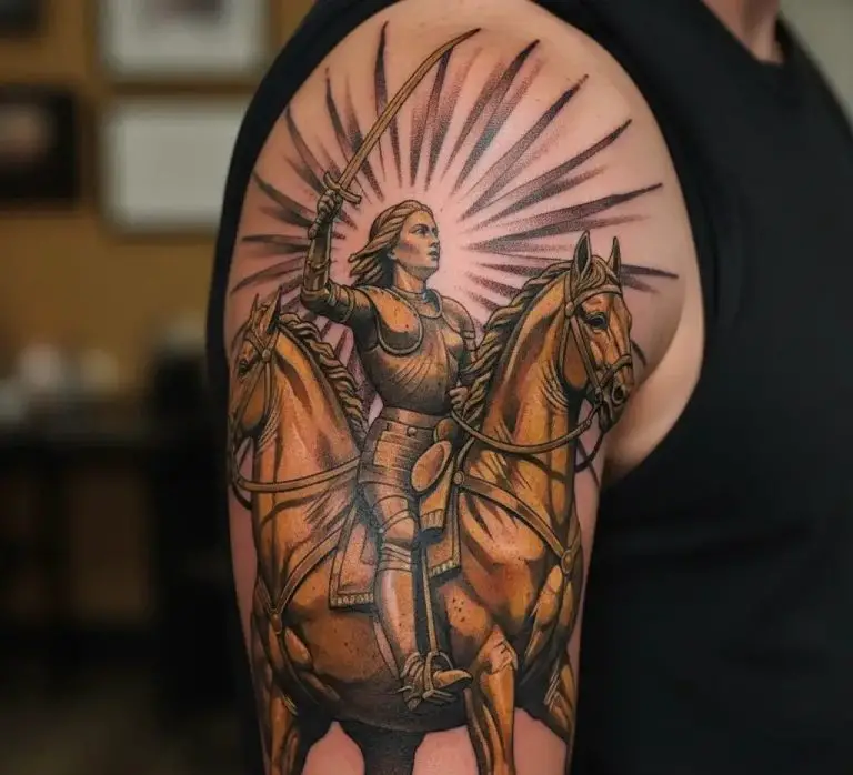 Joan Of Arc Tattoo