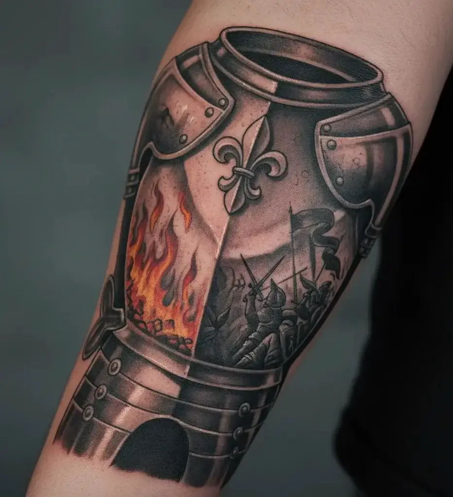 Joan’s Armor Detail Tattoo