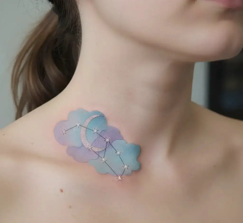 Libra Constellation Tattoo