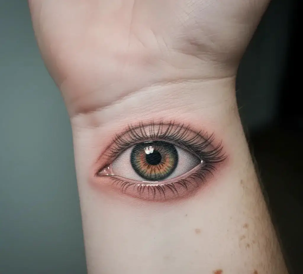 Tiny Eye Realism Tattoo