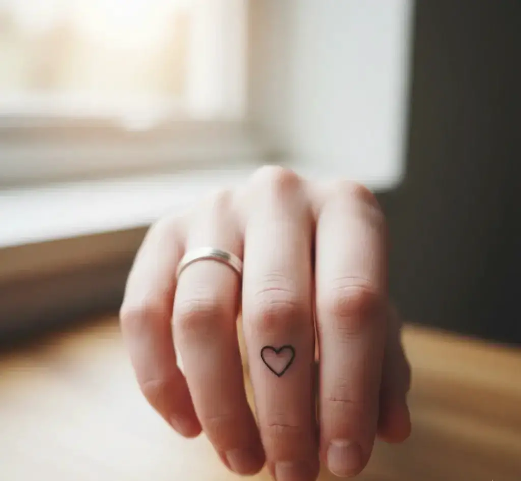 Tiny Heart Tattoo