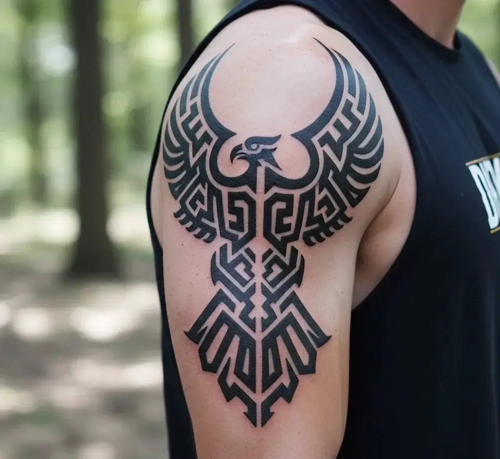 Tribal Eagle Design