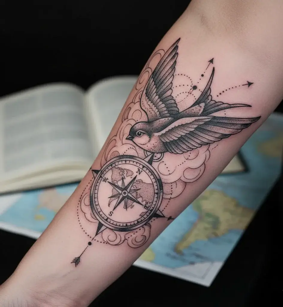 Bird and Compass