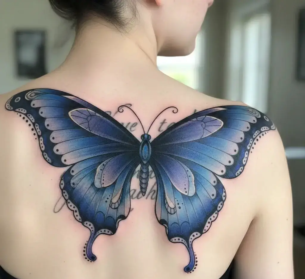 Butterfly With Expanded Wings