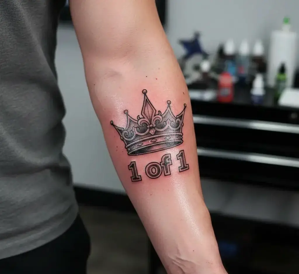 Crown + “1 of 1”
