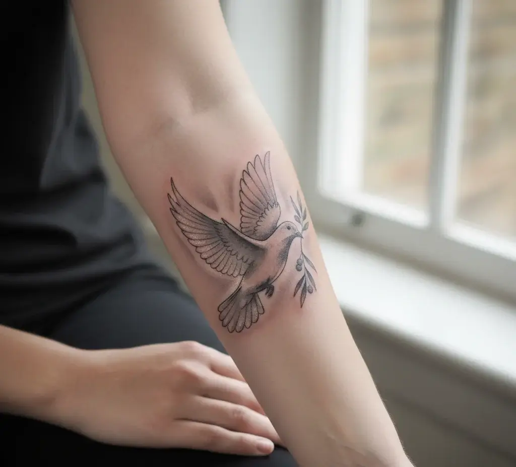 Dove and Olive Branch