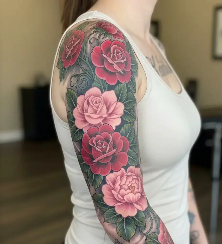 Floral Sleeve Cover-Up