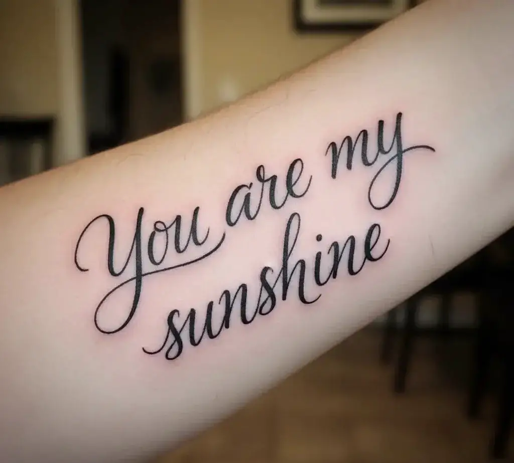 Handwritten Song Lyric