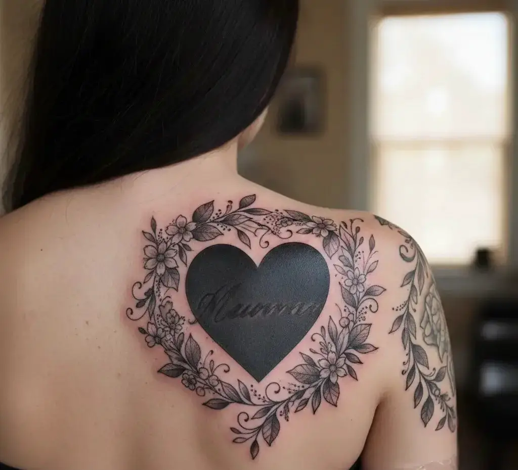 Heart With Floral Frame