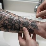 How to remove tegaderm from tattoo