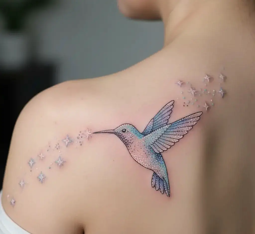 Hummingbird and Stars
