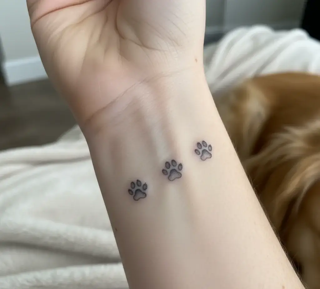 Paw Print Tattoo