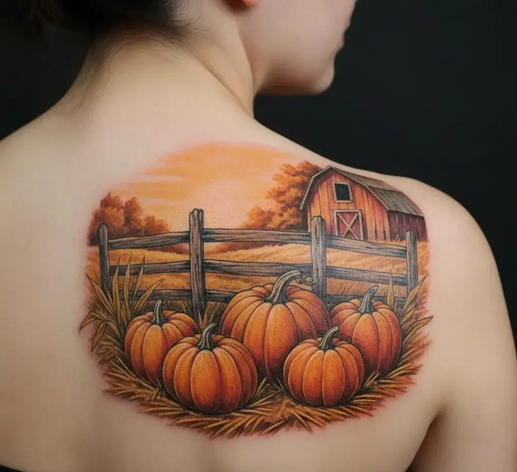 Pumpkin Patch Scene