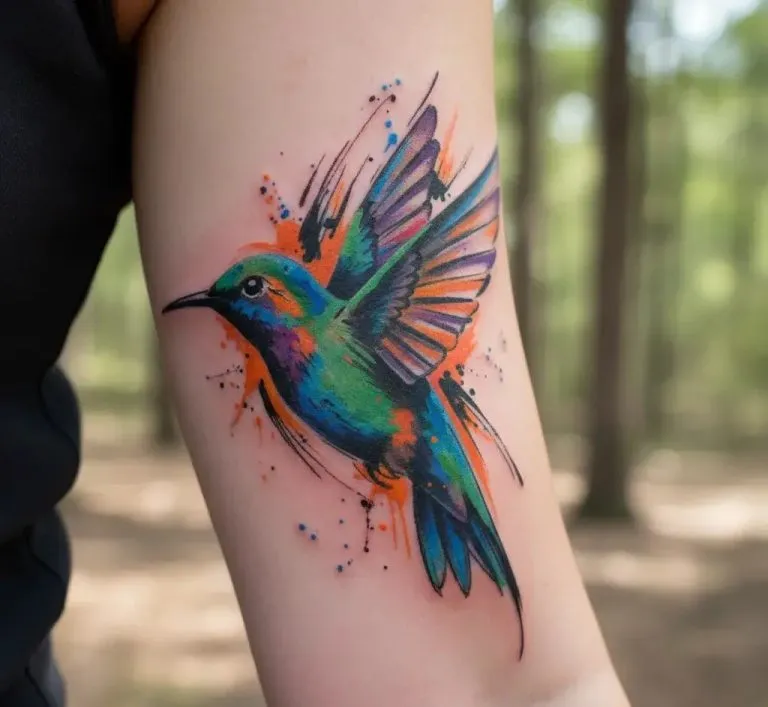 Small Hummingbird Tattoo