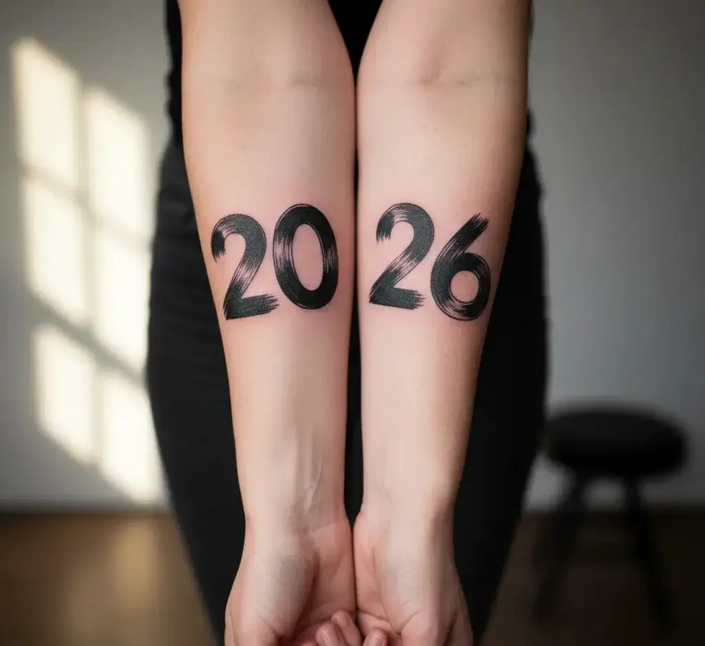 Split Year Tattoo