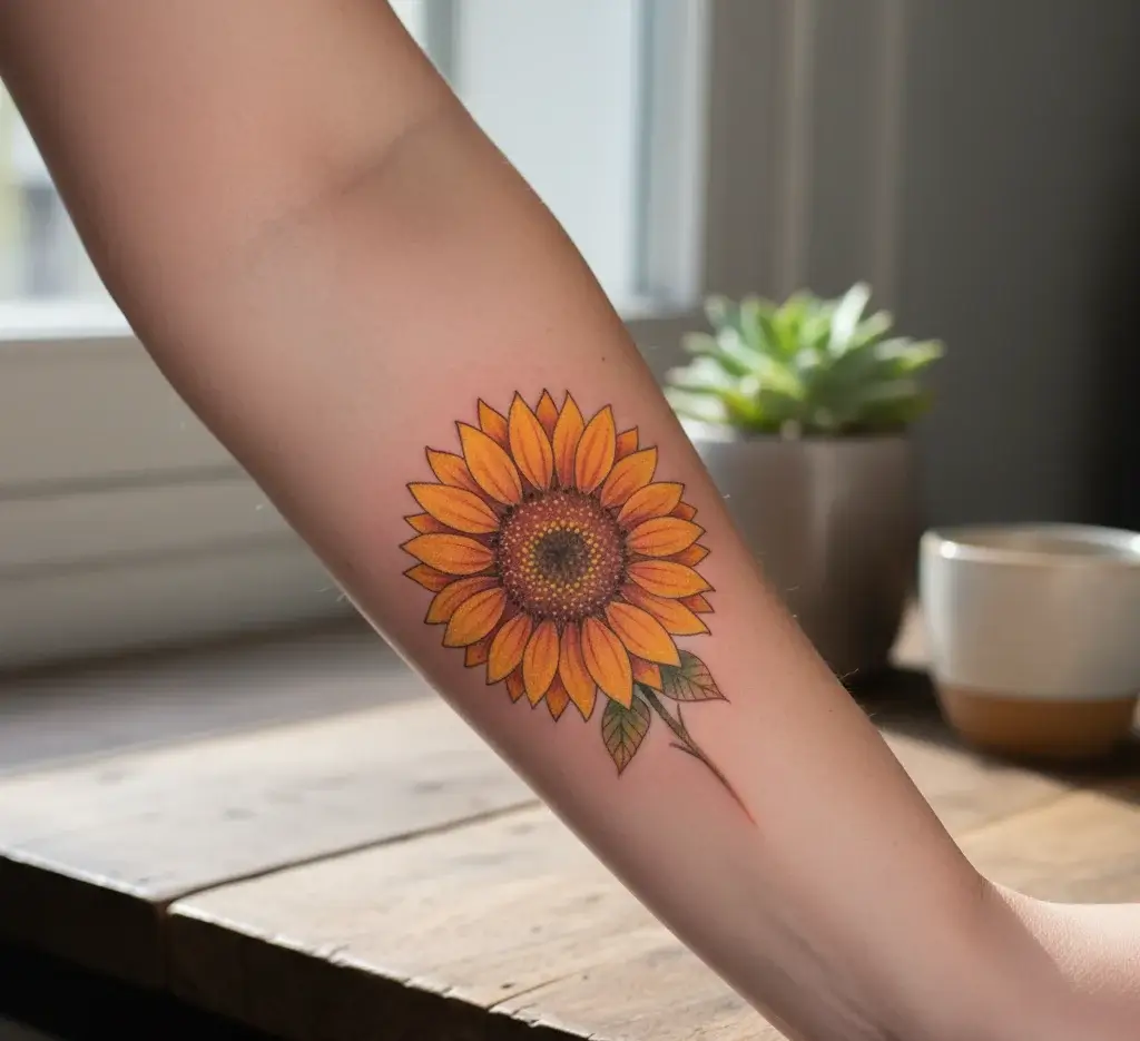 Sunflower Tattoo