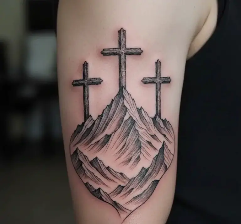Three Crosses Tattoo