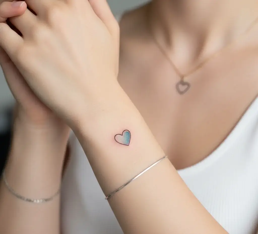 Tiny Heart Tattoo