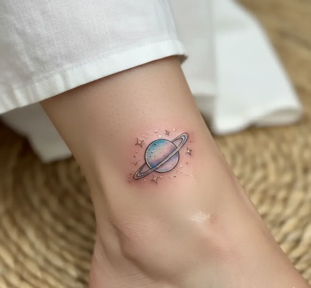 Tiny Planet Tattoo