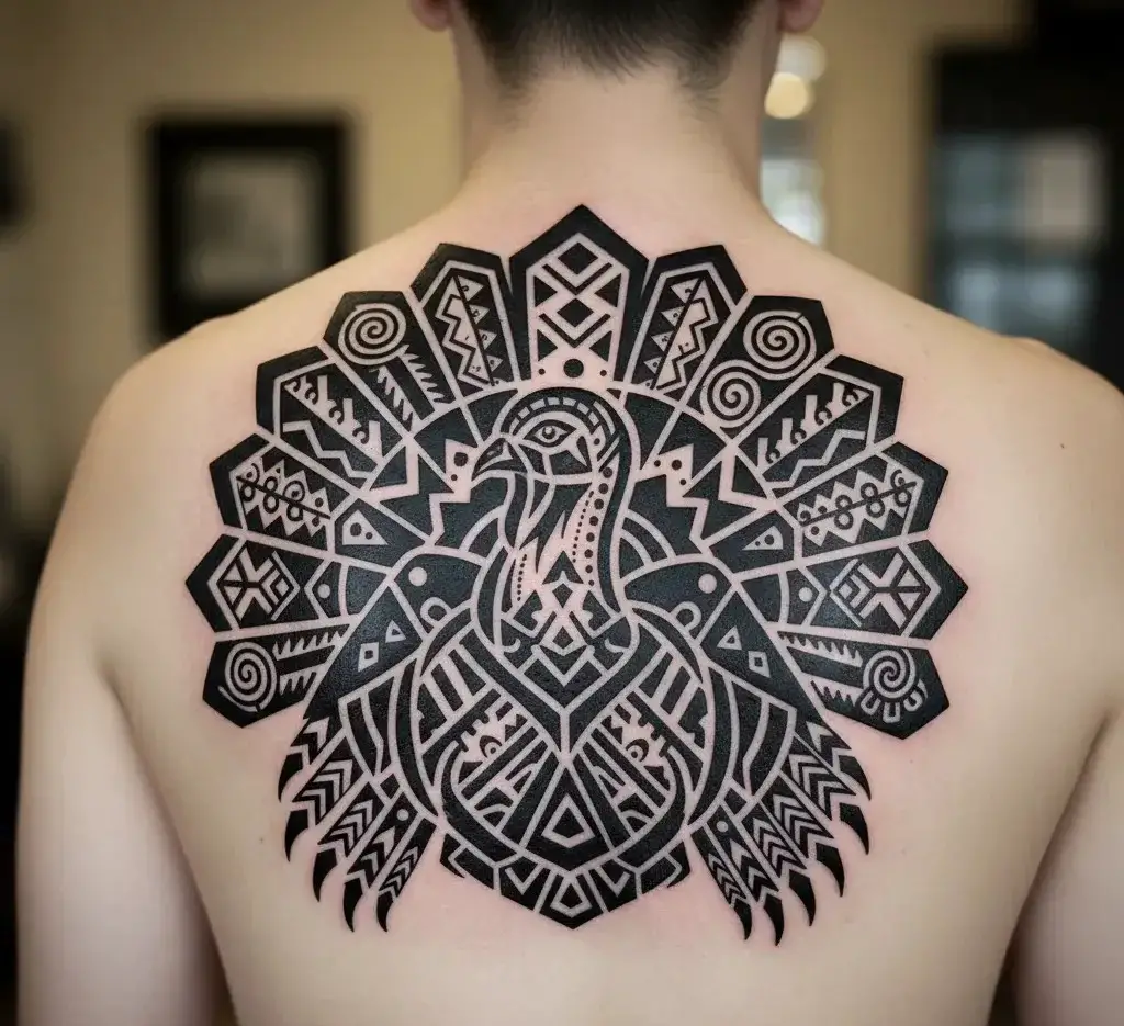 Tribal Turkey Tattoo