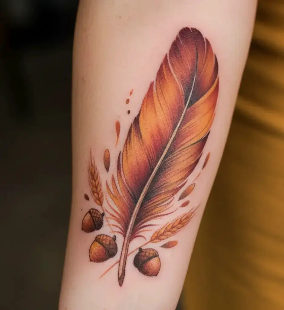 Turkey Feather Design