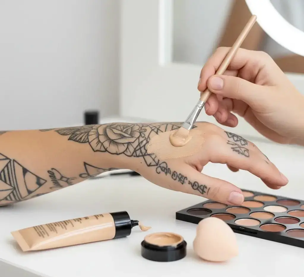 What Kind of Foundation or Concealer Works Best for Hand Tattoos?