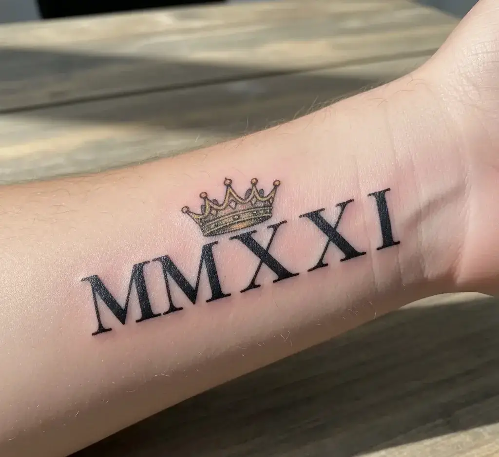 Year with Crown Symbol