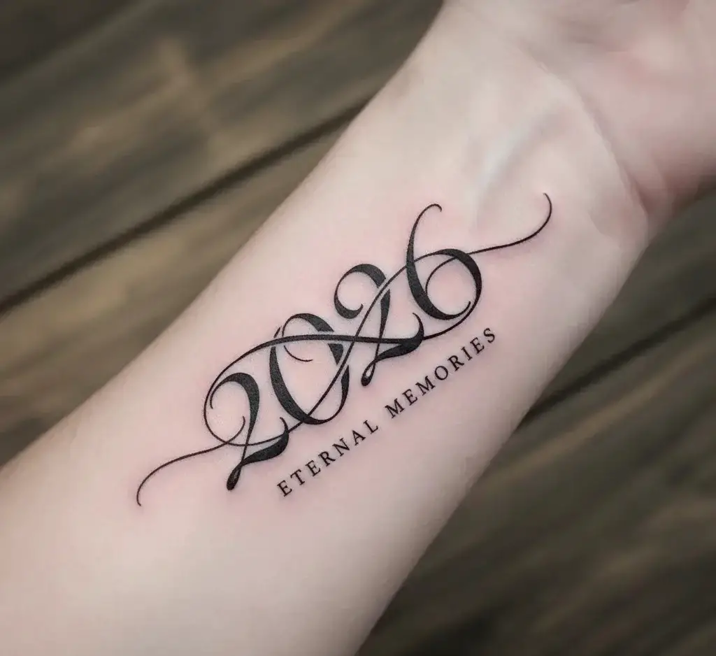 Year with Infinity Symbol