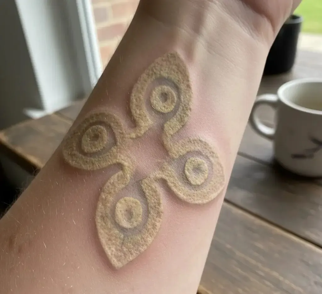 white tattoos turn yellow