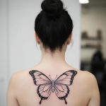 Butterfly Spine Tattoo
