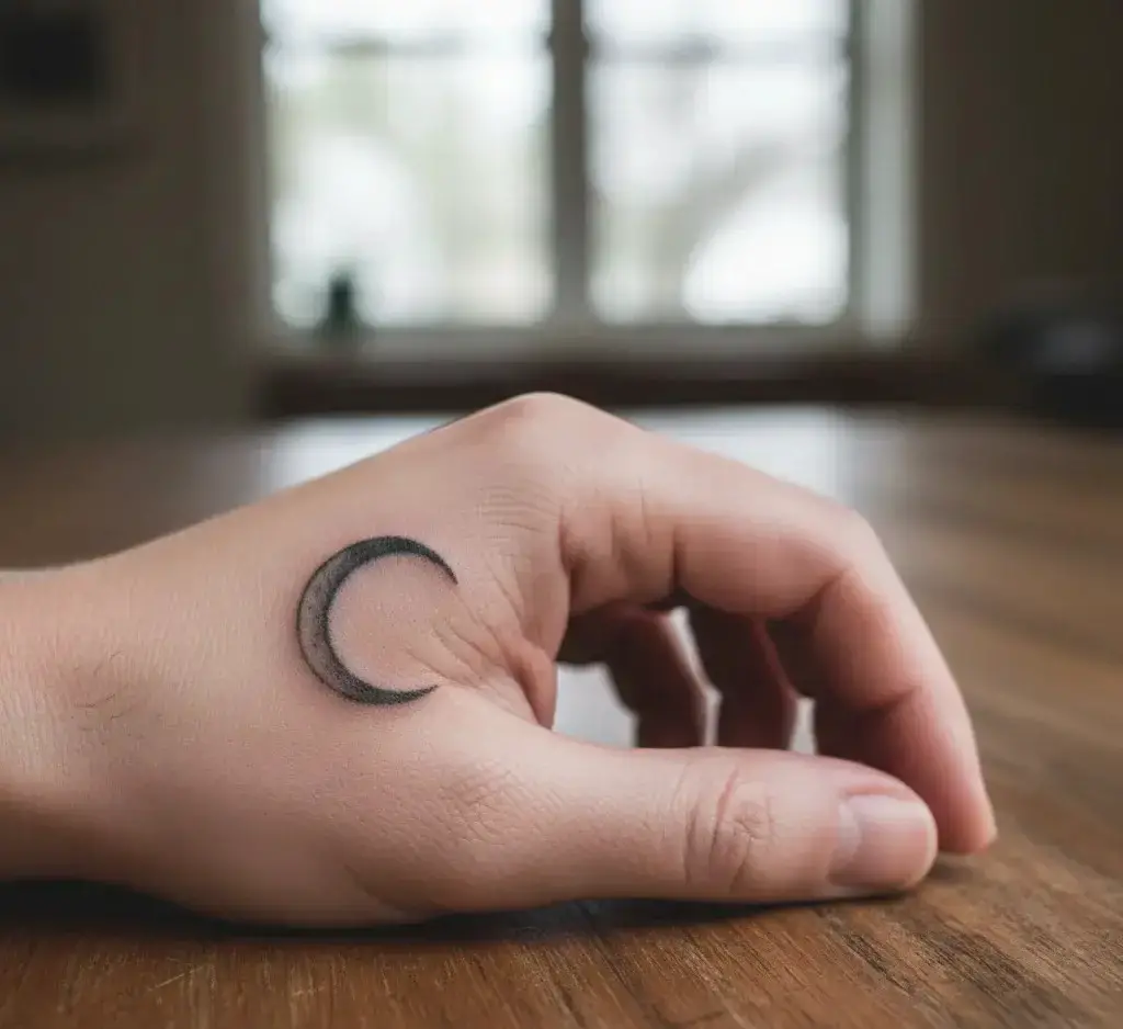 Crescent Moon Tattoo