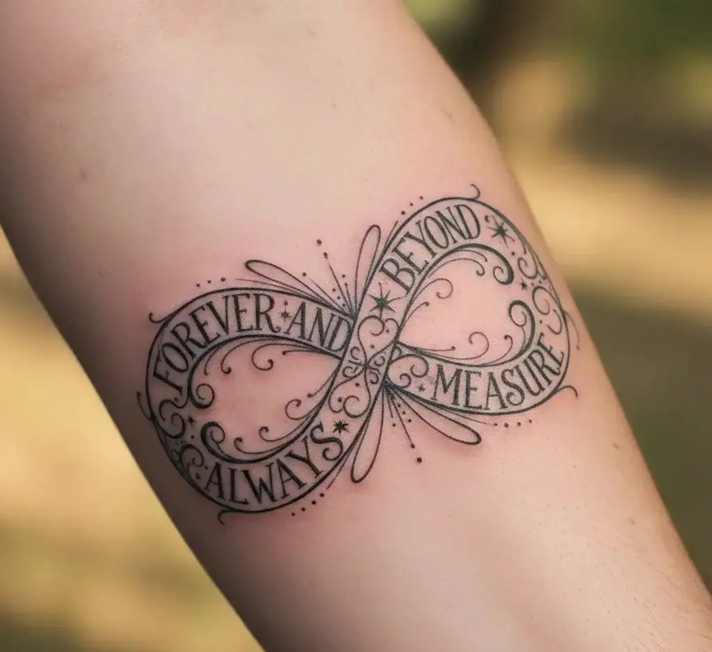 Infinity Symbol With Quote