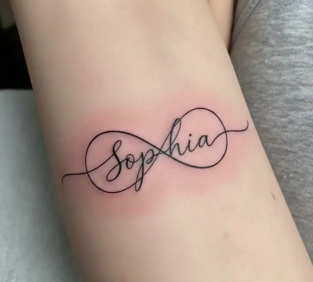 Infinity Symbol with Baby Name