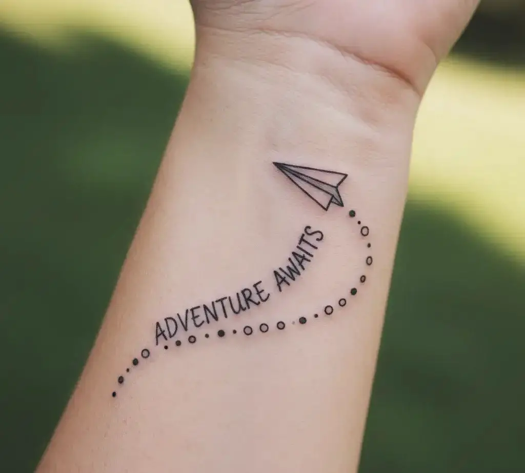 Paper Airplane Flight Path