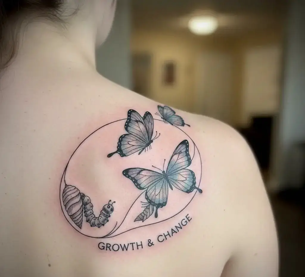 Quote With Butterfly Transformation