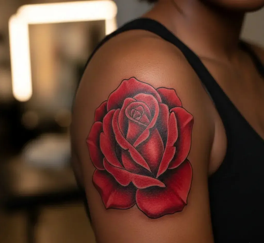 Red Rose Tattoo