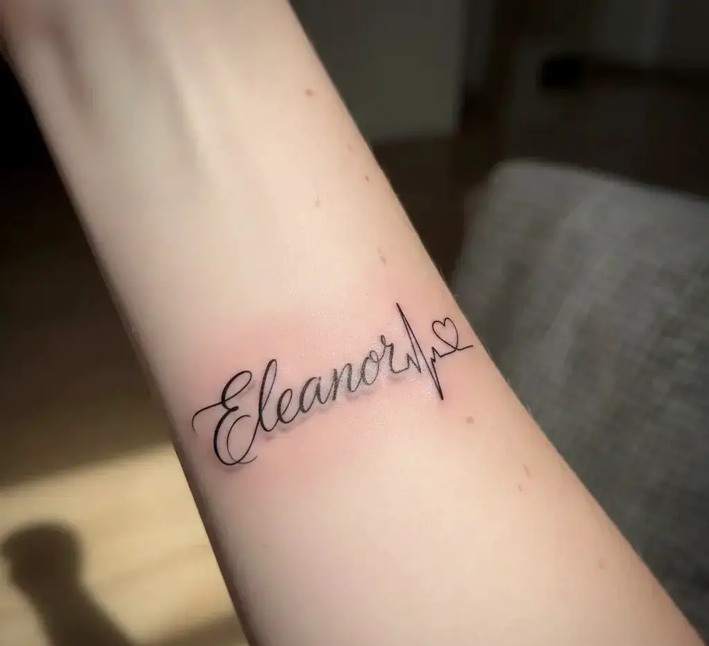 Script Name With Heartline