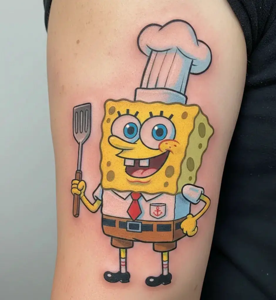 SpongeBob in His Work Uniform (Krusty Krab)