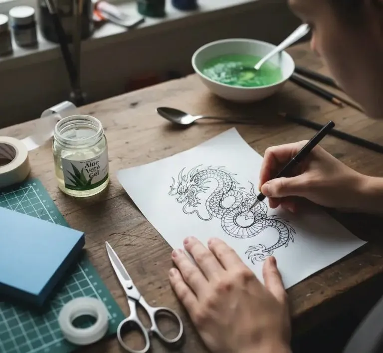 how to make a tattoo stencil without transfer paper