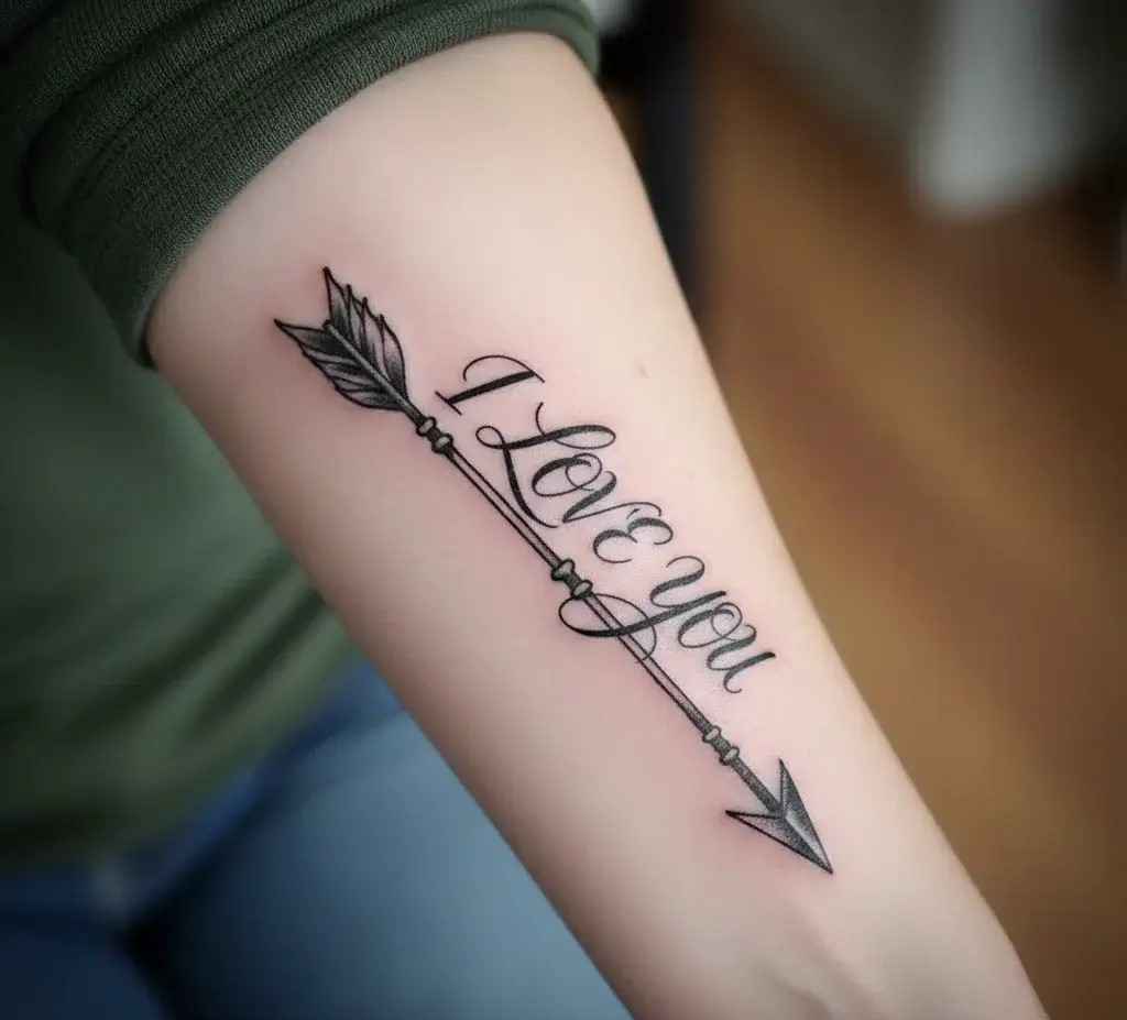 Arrow with “I Love You”
